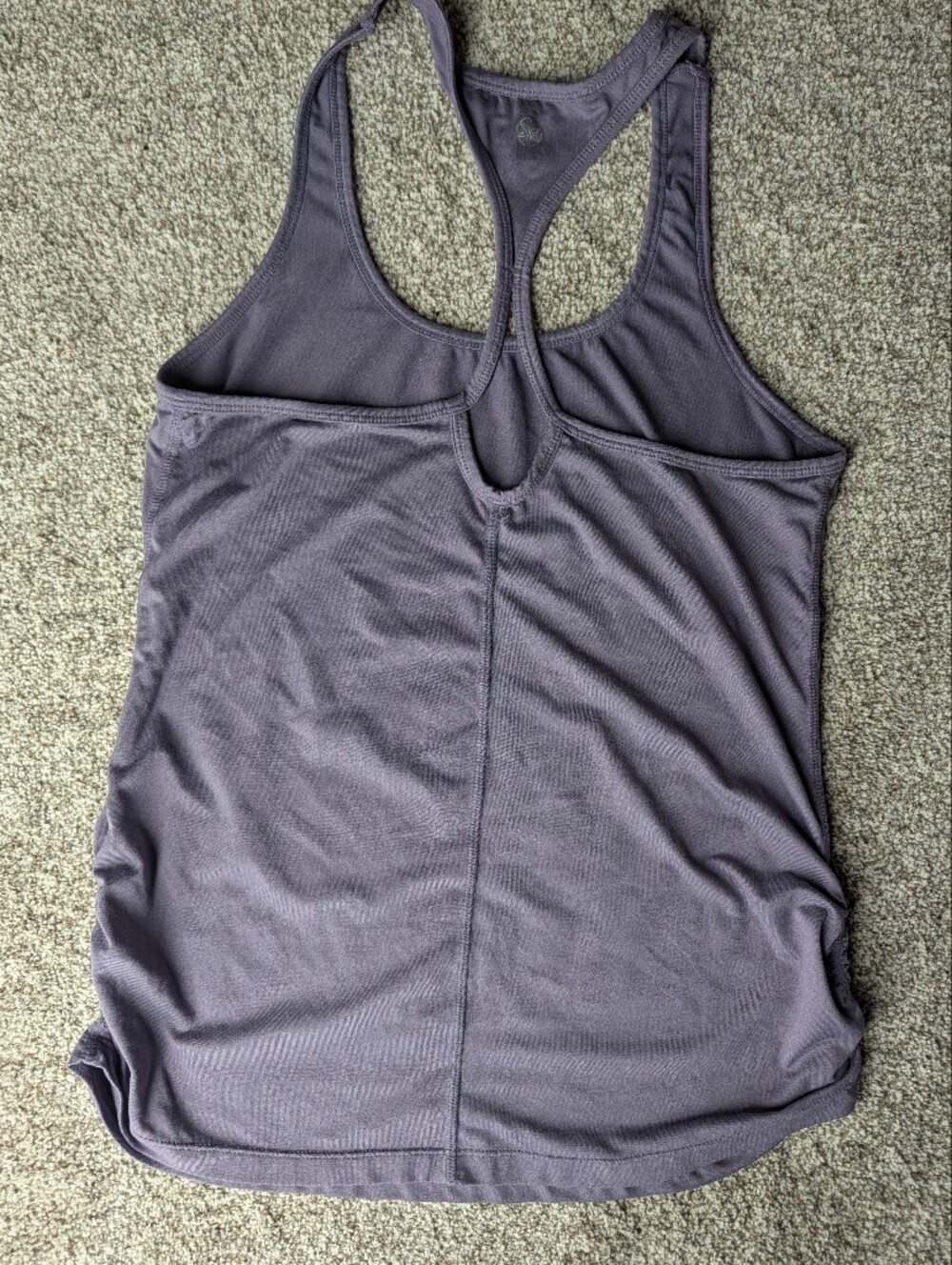 Gaiam Purple Racerback Tank Top - Picture 3 of 3
